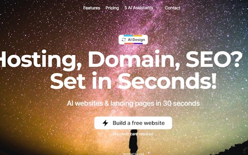 AI Website in 30 seconds