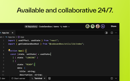 CodeSandbox CDE