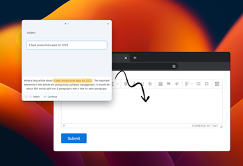 typedesk powered by ChatGPT API