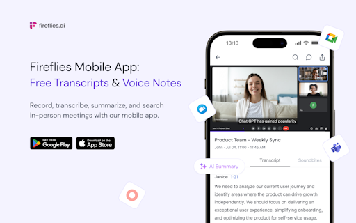 Fireflies.ai Mobile App