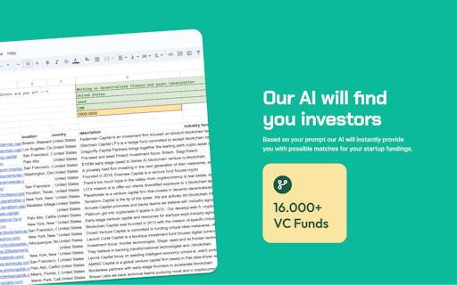 AI-Powered VC Sheet