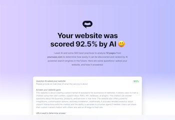 AI Score My Site