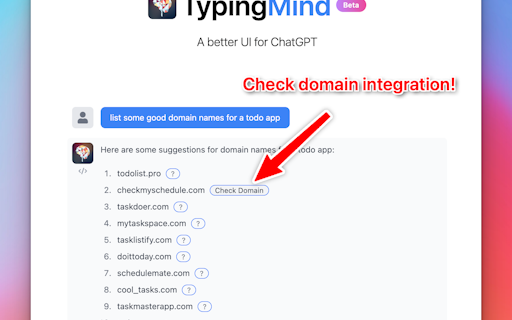 Typing Mind