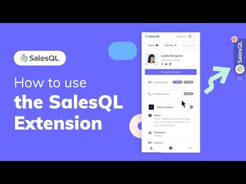 SalesQL LinkedIn Email Extractor