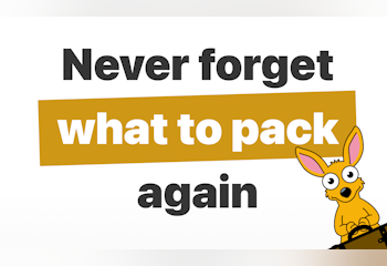 Packing Checklist with Packy