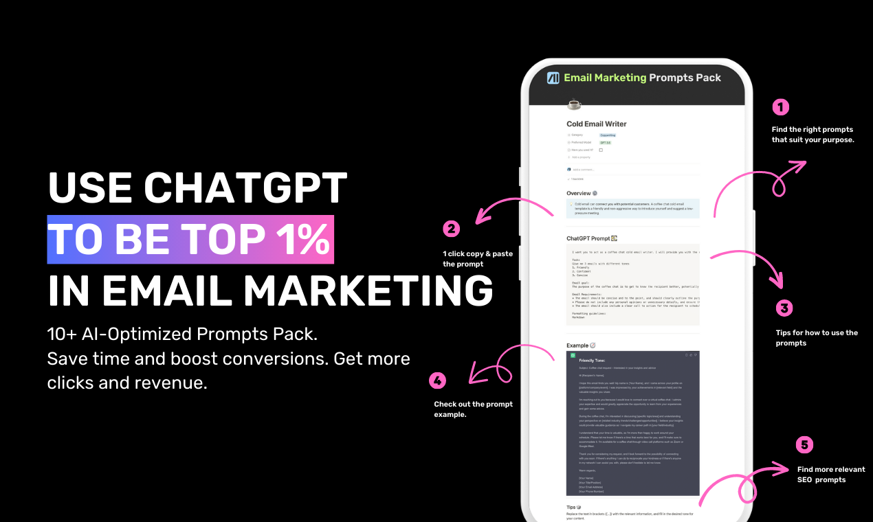 10+ Email Marketing Master Prompts