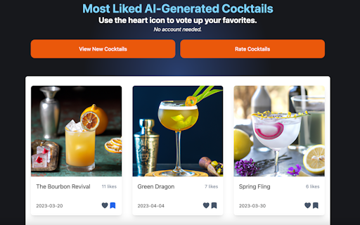BarGPT AI-Powered Bartender