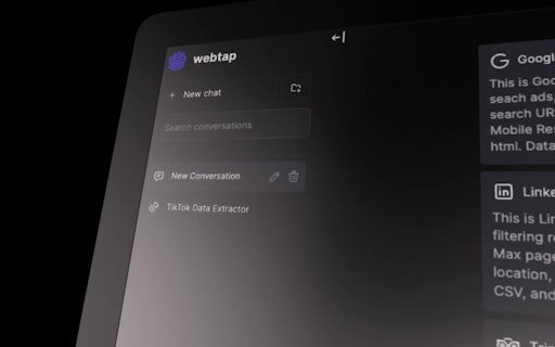 Webtap - AI Web Scraper