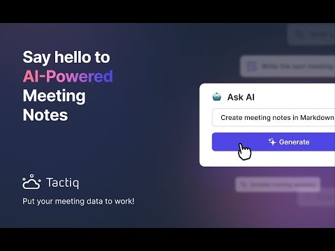 AI-Powered Meeting Notes