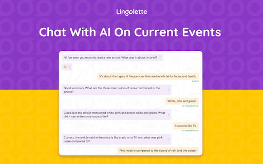 Lingolette - AI Language Practice Buddy