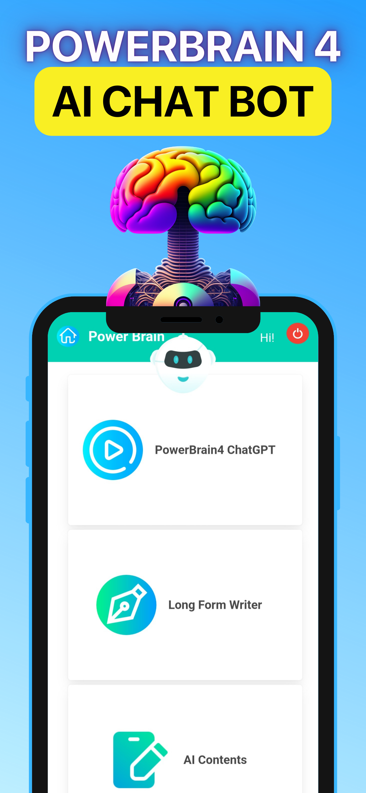 PowerBrain AI Writing Tool & Chat GPT 