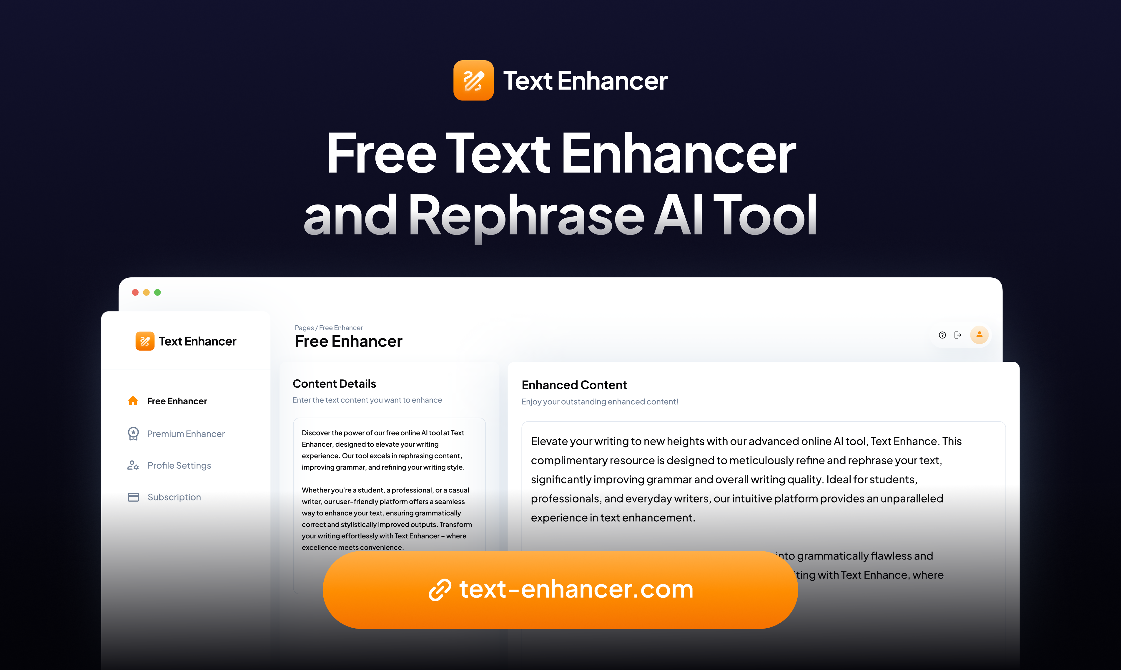 Text Enhancer AI