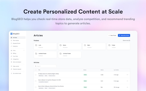 BlogSEO AI Renewed