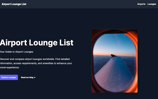 Airport Lounge List