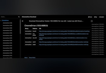 ChromeDriver Download