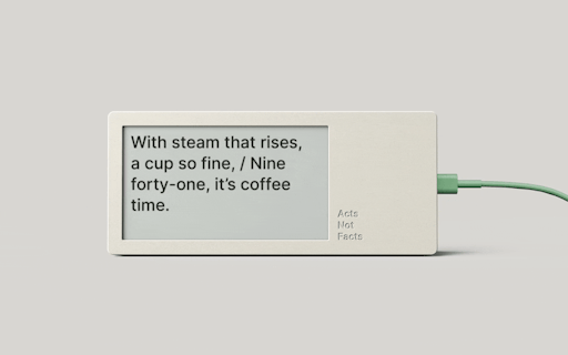 Poem/1: AI clock