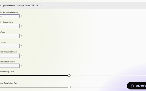 Micro SaaS Valuator by SaaSquare