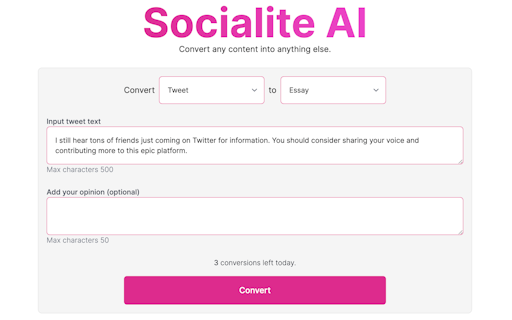 Socialite AI