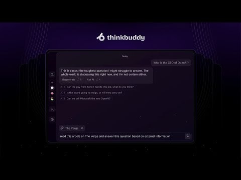 Thinkbuddy AI
