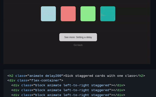 Scroll animations CSS library