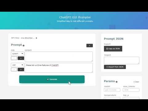 ChatGPT GUI Prompter