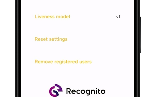 Recognito Face Mobile SDK