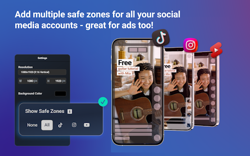 Safe Zones for Social Media Videos