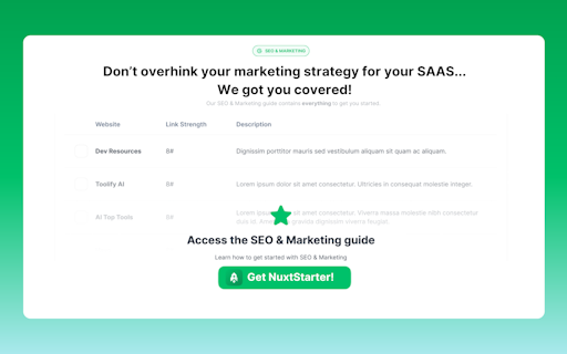 Nuxt Starter AI