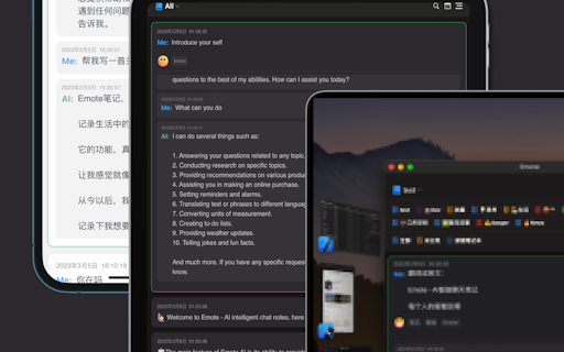 Emote AI Note