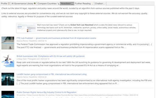 Global AI Regulation Tracker