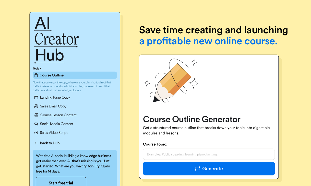 The AI Creator Hub by Kajabi