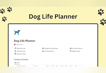 Dog Life Planner