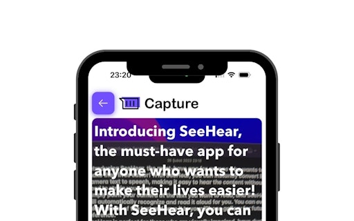 SeeHear - Text Capture