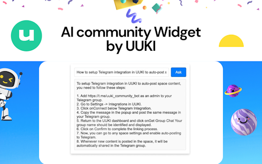 AI Community Widget