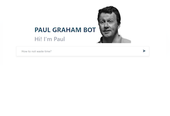 Paul Graham GPT bot