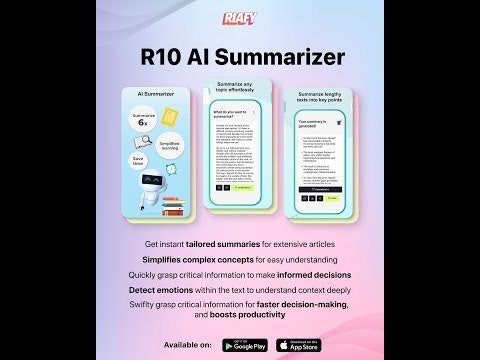 R10s: AI Text Summarizer