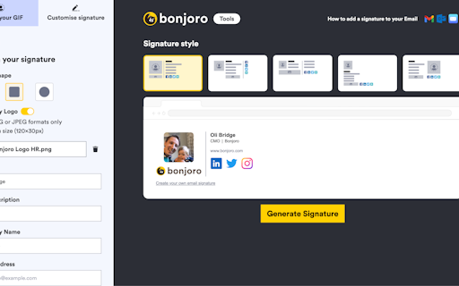 GIF Signature by Bonjoro