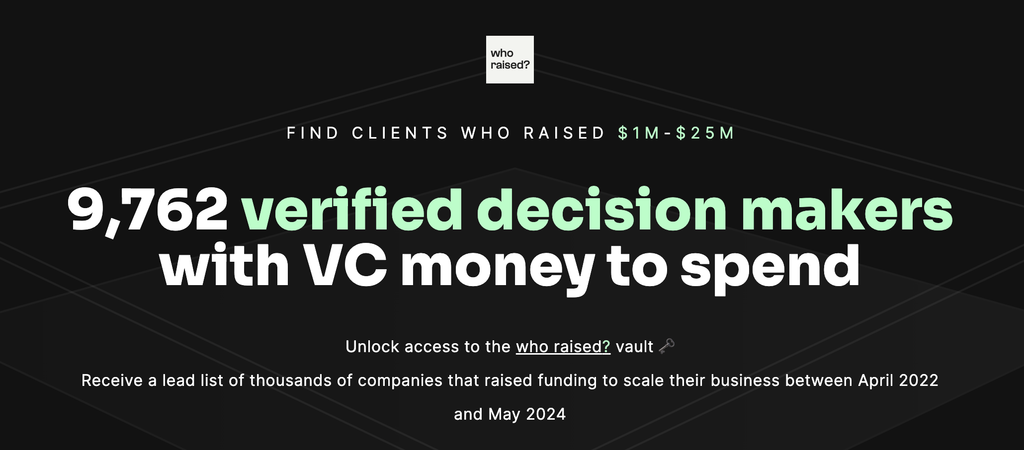 who raised? vault 3.0