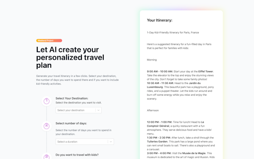TravelAI