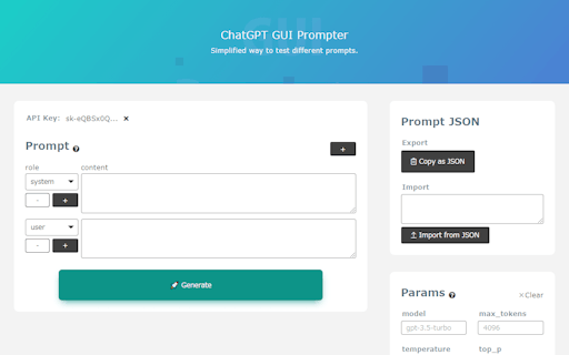 ChatGPT GUI Prompter