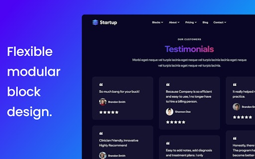 Startup Hugo Theme