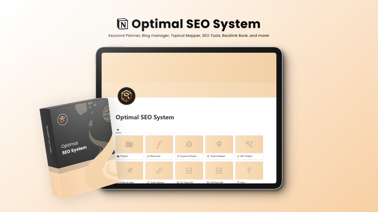 Optimal SEO System For Notion