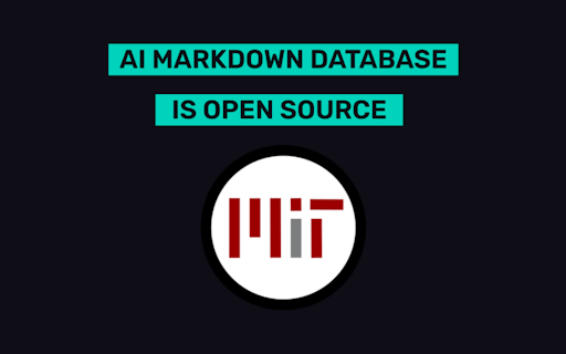 AI Markdown Database (MIT)