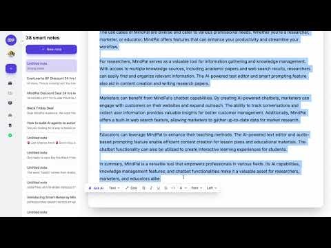 Smart Notes by MindPal