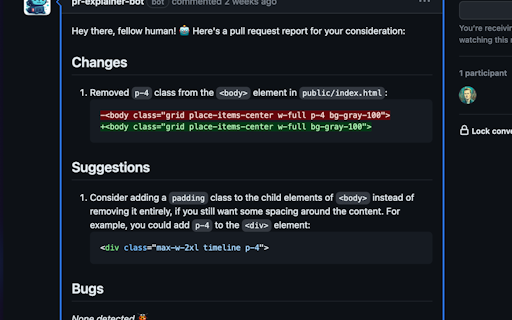 PR Explainer Bot