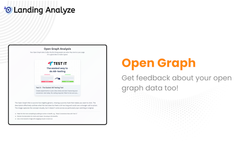 Landing Analyze