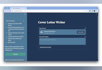 Cover Letter Writer