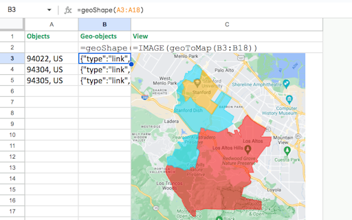 Maps for Excel