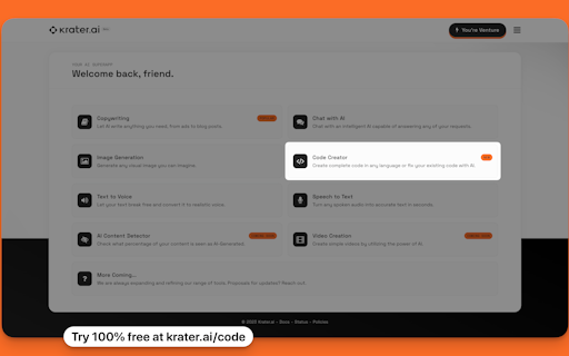 AI Code Creator