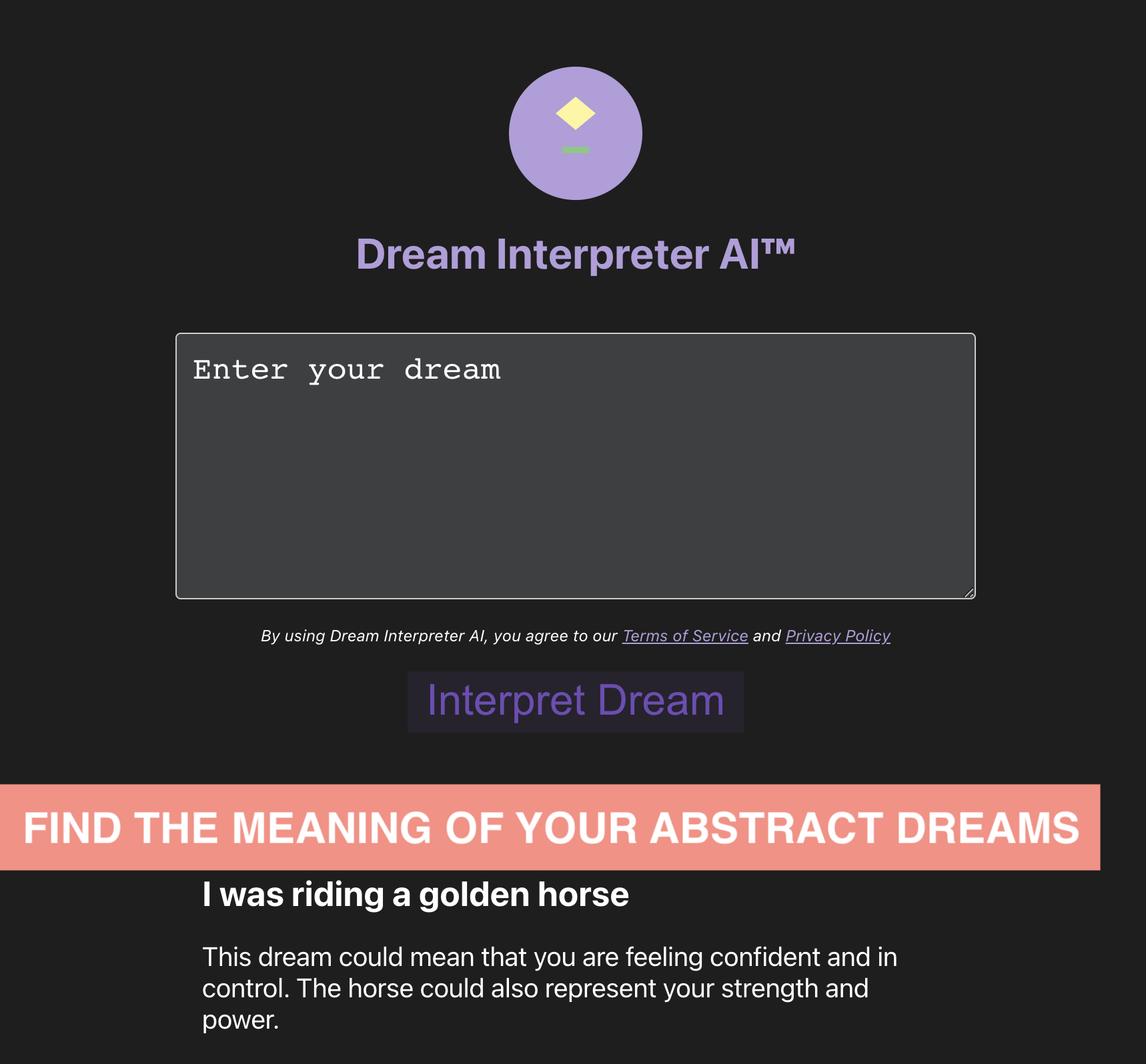 Dream Interpreter AI